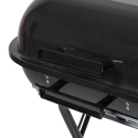 Grill węglowy bbq na kółkach z pokrywą 49x83x47 cm Toska Stan Magazynowy