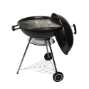 Okrągły grill węglowy 55cm z pokrywą i kółkami Ardena Promocja