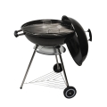Okrągły grill węglowy 55cm z pokrywą i kółkami Ardena Promocja