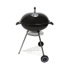 Okrągły grill węglowy 55cm z pokrywą i kółkami Ardena Oferta