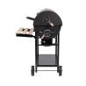 Grill węglowy z pokrywą na kółkach, 2 półki drewniane Matambre Sprzedaż