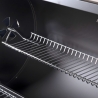 Grill węglowy z pokrywą na kółkach, 2 półki drewniane Matambre Cechy