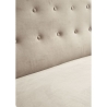 Sofa 2-osobowa z tkaniny o efekcie vintage weluru w kolorze taupe Zelto Sprzedaż