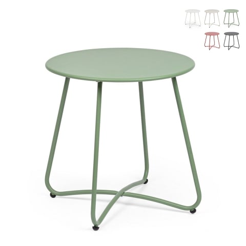 Stolik ogrodowy okrągły 45cm nowoczesny design Bizzotto Austin Promocja
