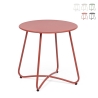 Stolik ogrodowy okrągły 45cm nowoczesny design Bizzotto Austin Rabaty
