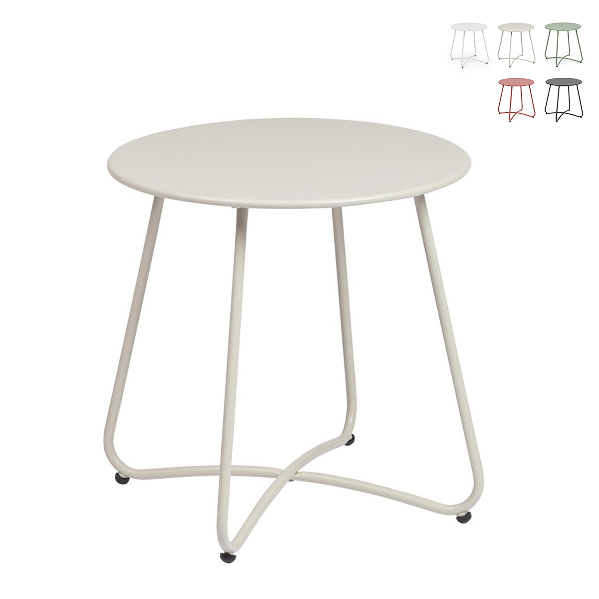 Stolik ogrodowy okrągły 45cm nowoczesny design Bizzotto Austin Stan Magazynowy Stolik ogrodowy okrągły 45cm nowoczesny design Bizzotto Austin Stan Magazynowy