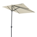 Parasol ogrodowy balkonowy 250x125x227cm Half Cuba Promocja