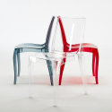 Zestaw 18 przezroczystych krzesł poliwęglowanych Cristal Light Grand Soleil Koszt