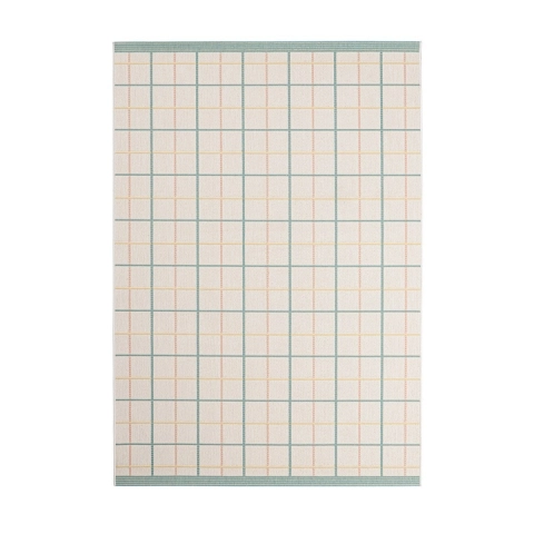 Dywan wewnętrzny/zewnętrzny zielony niebieski żółty 200x290cm Bizzotto Nour Promocja