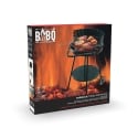 Grill węglowy na kółkach z regulowanym rusztem okrągłym Ø 48 cm Kivra Model