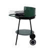 Grill węglowy na kółkach z regulowanym rusztem okrągłym Ø 48 cm Kivra Katalog