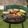 Grill węglowy okrągły z regulowaną wysokością rusztu Ø 42 cm Zafro Model