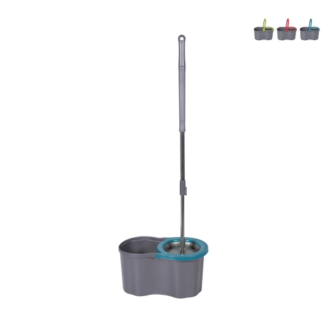 Obrotowy mop do podłóg z okrągłym frędzlem, wiadro 16l Super Mop Promocja