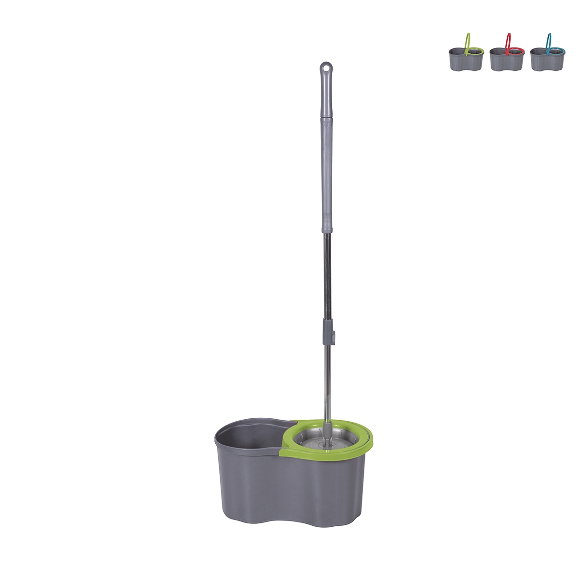 Obrotowy mop do podłóg z okrągłym frędzlem, wiadro 16l Super Mop Zakup Obrotowy mop do podłóg z okrągłym frędzlem, wiadro 16l Super Mop Zakup