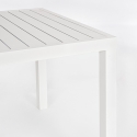 Stół ogrodowy prostokątny 150x80 z aluminium Bizzotto Hilde Środki
