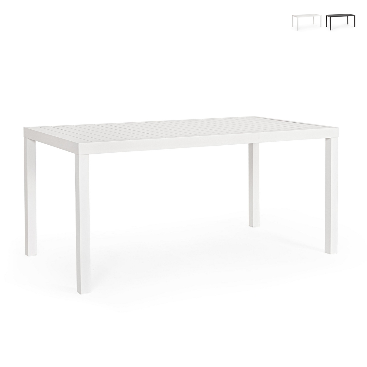 Stół ogrodowy prostokątny 150x80 z aluminium Bizzotto Hilde Oferta Stół ogrodowy prostokątny 150x80 z aluminium Bizzotto Hilde Oferta
