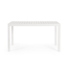 Nowoczesny stół ogrodowy prostokątny 130x68 cm z aluminium Bizzotto Hilde Katalog