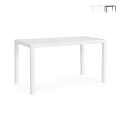 Nowoczesny stół ogrodowy prostokątny 130x68 cm z aluminium Bizzotto Hilde Promocja