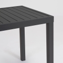Nowoczesny stół ogrodowy prostokątny 130x68 cm z aluminium Bizzotto Hilde Cena