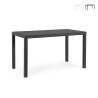 Nowoczesny stół ogrodowy prostokątny 130x68 cm z aluminium Bizzotto Hilde Oferta