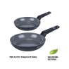 Zestaw 2 patelni z aluminium z powłoką ceramiczną nieprzywierającą Berlino Oferta