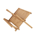 Suszarka na naczynia i szklanki składana z bambusa 45x28x25 cm Ravi Promocja