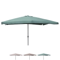 Parasol ogrodowy 3x4 z centralnym masztem i korbką Cuba Cechy