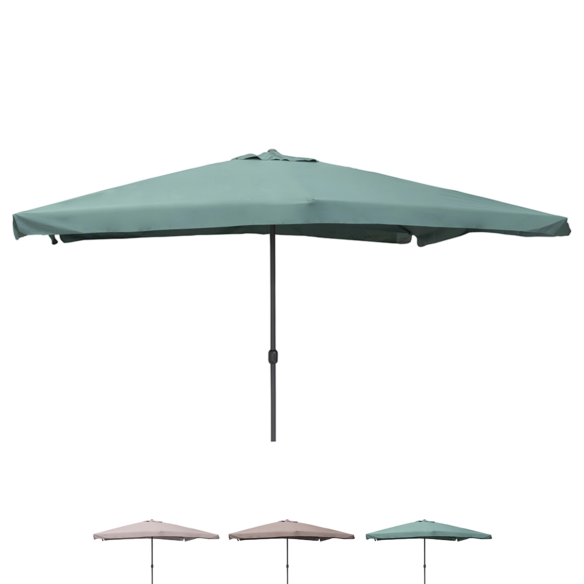 Parasol ogrodowy 3x4 z centralnym masztem i korbką Cuba Cechy