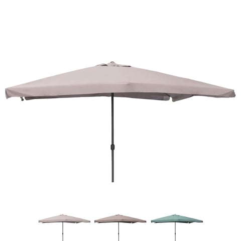 Parasol ogrodowy 3x4 z centralnym masztem i korbką Cuba Promocja