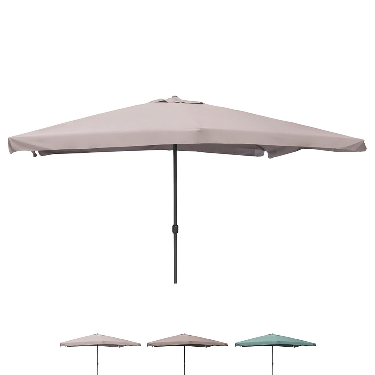 Parasol ogrodowy 3x4 z centralnym masztem i korbką Cuba Promocja Parasol ogrodowy 3x4 z centralnym masztem i korbką Cuba Promocja