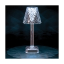 Lampka dotykowa RGB ładowalna z 4 regulowanymi światłami Diamond Crystal Wybór
