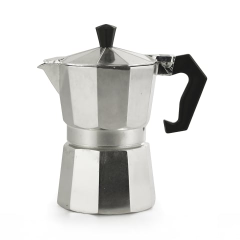 Tradycyjna kawiarka moka 3 filiżanki aluminiowa Morning Promocja