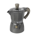 Kawiarka na 2 filiżanki z aluminium z uchwytem w efekcie drewna Buon Caffè Promocja