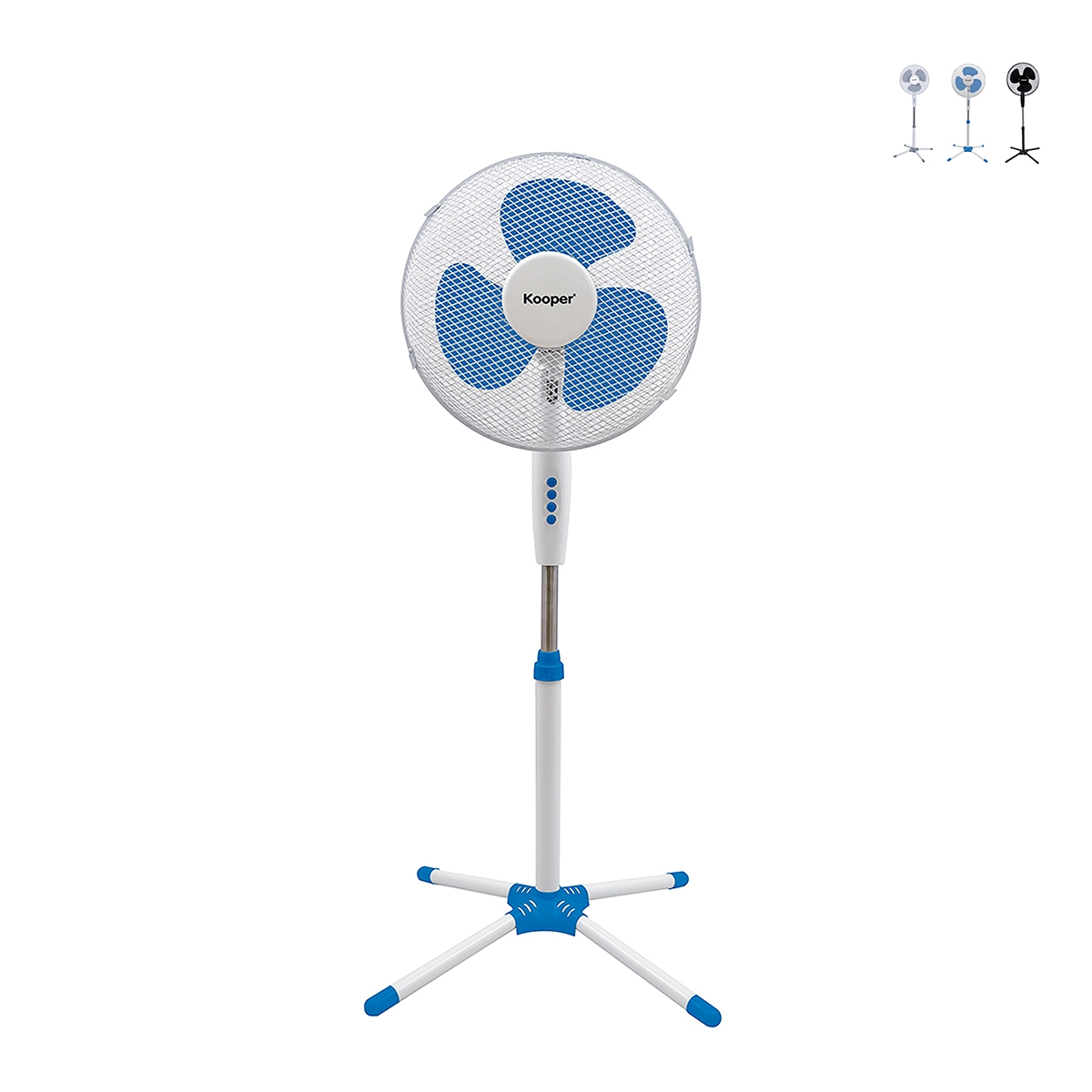Wentylator stojący z bazą krzyżową, 3 prędkości, 45 W, 133 cm ArticFresh Model