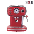 Ekspres do kawy espresso mielone z dyszą parową 15 bar 1100W Roki Promocja