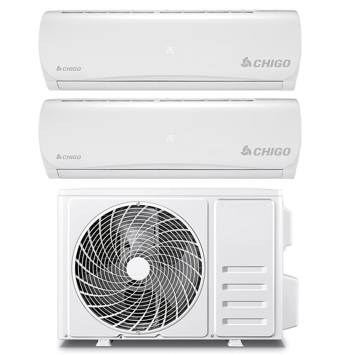 Klimatyzator dual split 9000+12000 BTU z inwerterem i WiFi Aero Promocja Klimatyzator dual split 9000+12000 BTU z inwerterem i WiFi Aero Promocja