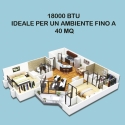 Klimatyzator 18000 BTU inverter pompa ciepła WiFi Aero Środki
