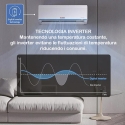 Klimatyzator 9000 BTU WiFi z pompą ciepła i inwerterem Aero Model