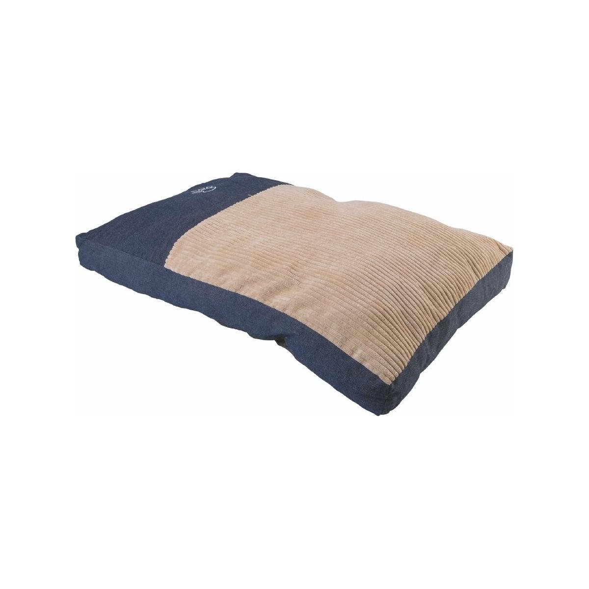 Materac dla psa 75x50cm z jeansu i weluru z możliwością zdjęcia pokrowca Zimba Promocja Materac dla psa 75x50cm z jeansu i weluru z możliwością zdjęcia pokrowca Zimba Promocja