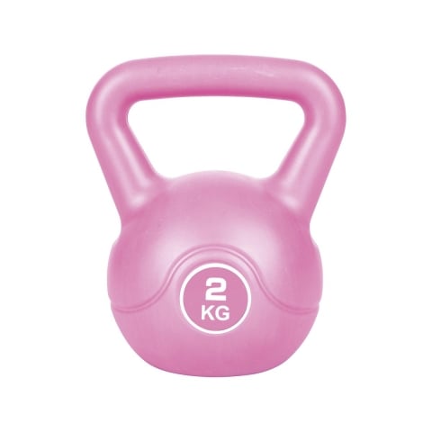 Kettlebell 2Kg z antypoślizgowym uchwytem do ćwiczeń fitness Tibor Promocja