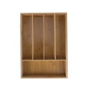 Organizer na sztućce do szuflady drewniany 5 przegródek 35,5x25,5x5cm Kavira Sprzedaż