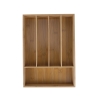 Organizer na sztućce do szuflady drewniany 5 przegródek 35,5x25,5x5cm Kavira Sprzedaż
