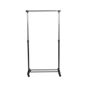 Wieszak metalowy na kółkach z półką na buty, 2 drążki 88x42,5 cm Zulea Katalog