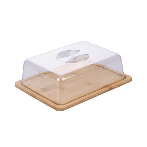 Drewniana deska do serów z pokrywką 24,2x18,8x7,5 cm Savia Promocja