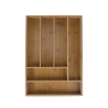 Organizer na sztućce do szuflady 6 przegródek drewno 43,2x30,5x5cm Viora Sprzedaż