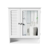 Szafka łazienkowa z lustrem z lakierowanego MDF 60x15x68 cm Bakira Oferta