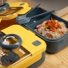 Pojemnik na lunch Onera, hermetyczny, z podwójną przegrodą Cechy