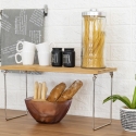Składana półka kuchenna z drewna 31x18,4x15,5 cm Mareka Katalog