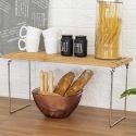 Składana półka kuchenna z drewna 31x18,4x15,5 cm Mareka Stan Magazynowy