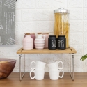 Składany organizer kuchenny z drewna 32x28x15,5 cm Seluna Katalog